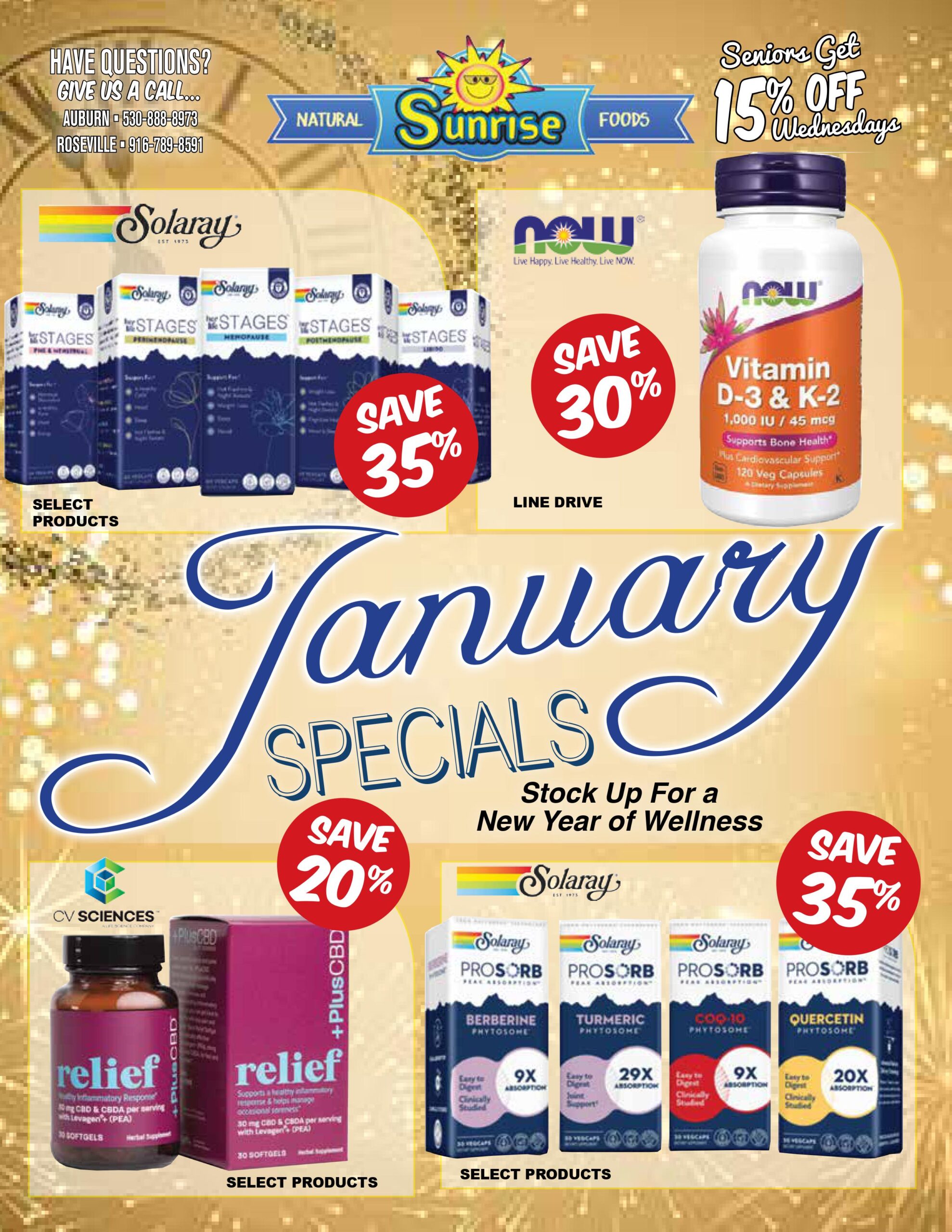 Specials Sunrise Natural Foods
