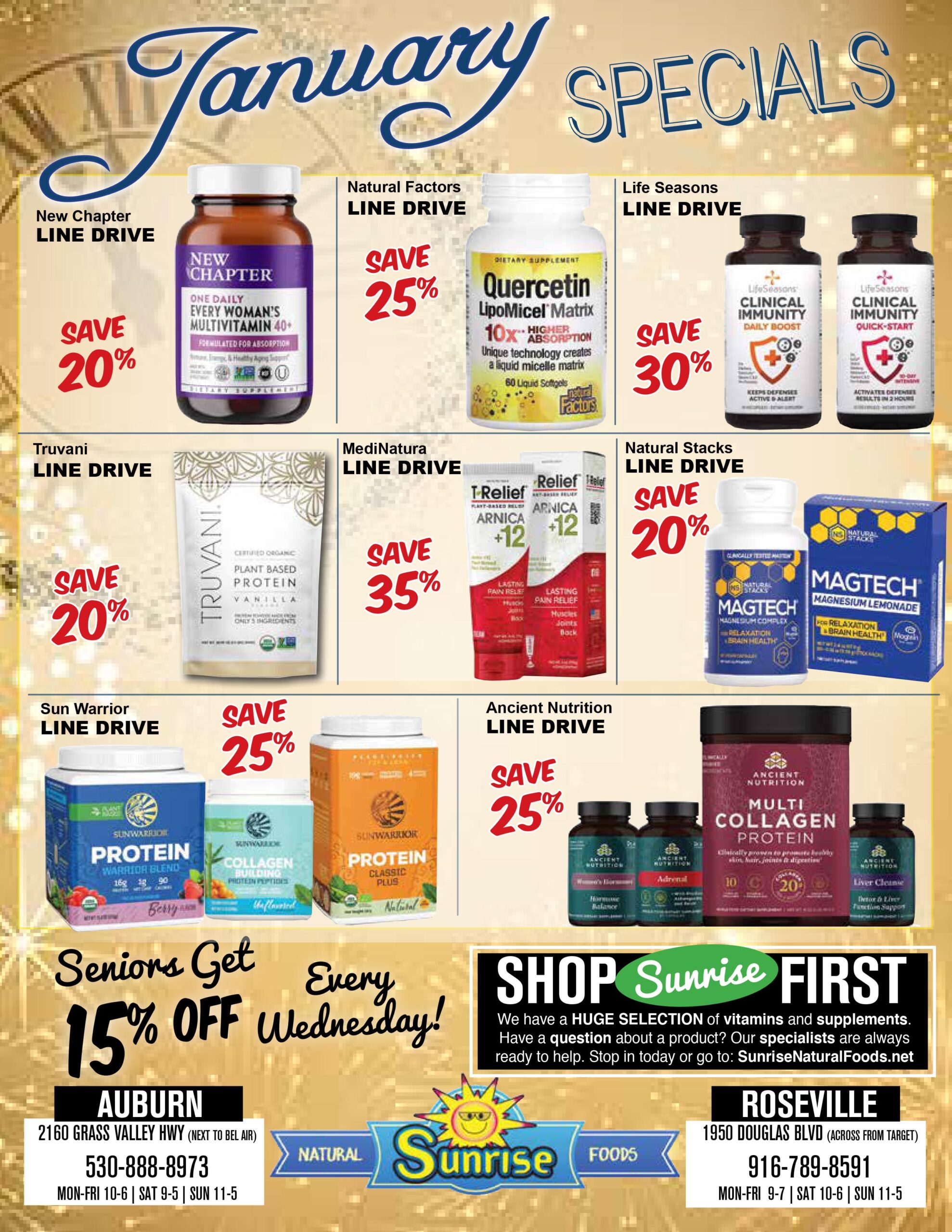 Specials Sunrise Natural Foods